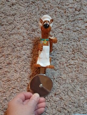 Scooby-Doo Ceramic Pizza Cutter with White Apron